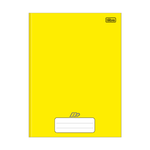 CADERNO BROCHURA UNIV D+ AMARELO 96F